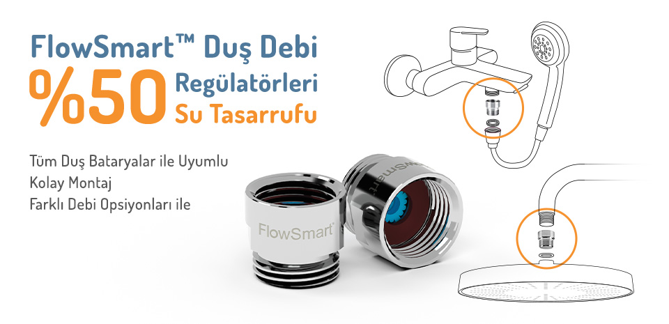 FlowSmart_Dus_Debi_Regulatorleri_Yuzde50_Tasarruf_Slider_v3